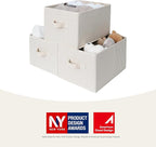 StorageWorks Foldable Shelf Organizer Bins, Closet Storage Baskets - Image 4