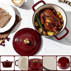 Enameled Cast Iron Dutch Oven - Image 2