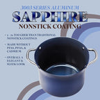 CONCORD Sapphire Nonstick 7 Quart Stock Pot Cookware Set - Image 3
