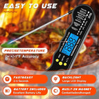 Instant Read Meat Thermometer, Fast and Accurate Digital Food Thermometer - Image 4