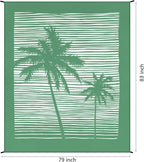 WIWIGO Beach Blanket Waterproof Sandproof Beach Mat 79" X 83"/10'x9'for 2-8 - Image 2