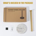 Koville Paper Towel Holder Countertop, Standing Paper Roll Holder - Image 9