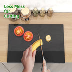 Acrylic Cutting Board with Counter Lip | 60% Thicker & Durable | BPA-Free & - Image 3