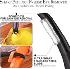 Professional Vegetable Peeler – Ultra Sharp Stainless Steel Blade Kitchen - Image 3