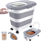 23-25 Lbs Airtight Dog Food Storage Container, Collapsible Dog Food Container by DDMOMMYCOLLAPSIBLEFOODSTORAGECONTAINERFAMILY