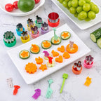 Fruit Cutters Shapes for Kids 22 Pcs, Mini Cookie Cutters Set, Vegetable Cutter - Image 6