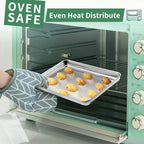 Baking Sheets Set of 2, HKJ Chef Cookie Sheets 2 Pieces & Stainless Steel - Image 6