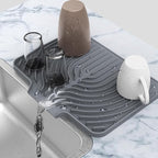 Silicone Drying Mat for Kitchen Counter, Dish Drying Rack Matt by JOOKKI