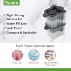 Tovolo Bulldog Ice Cube Mold Pack of 2 Craft Ice Cube Molds - Image 3