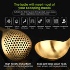 Patelai Hot Pot Slotted Ladle Set Stainless Steel Soup Ladle Strainer Scoops - Image 5