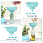 Wide Mouth Kitchen Funnel, Food Grade Plastic Cooking Canning Funnel - Image 3