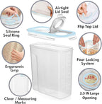 Shazo 2 Pack EXTRA Large Airtight Food Storage Cereal Containers - Image 5