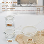Kefir Strainer Set, 3-Size Plastic Non-Metal Sieve - Image 2