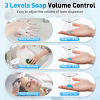 Fantictas Automatic Soap Dispenser, Touchless Hand Wall Mount Rechargeable 3 - Image 5