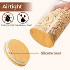 ComSaf Glass Spaghetti Pasta Storage Container - Image 7