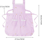 Funny Aprons for Women with Pockets, Kitchen Cooking Grilling Bbq Cute Chef - Image 5