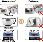 Rorence Stainless Steel Mixing Bowls: Metal Mixing Bowl Set - Image 3