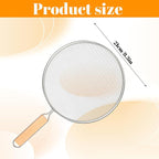 8.3Inch Grease Splatter Screen, Stainless Steel Grease Splatters Guard - Image 4