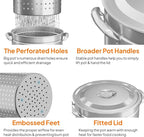 ROVSUN 50-Quart Stainless Steel Turkey Fryer & Seafood Boil Pot - Image 3