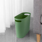 rejomiik Small Trash Can, 3.5 Gallon Slim Garbage Can Plastic Waste Basket - Image 3