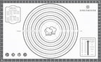Silicone Mat, 26 x 16inch Extra Large Non-stick Pastry Baking Mat by DANIADEAN