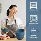 Wheat Straw Bowls for Kitchen 26 OZ - Image 5
