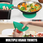 Rorecay 6pcs Oven Mitts and Pot Holders Sets Heat Resistant 500 Degrees - Image 7