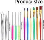 14 Pcs Cookie Decorating Tool Set, Easter Fondant Cake Decorating Brushes - Image 2