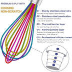 OYV Silicone Whisk, Professional Whisks - Image 3