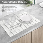 Large Stone Dish Drying Mats for Kitchen Counter, Eco-Friendly Absorbent - Image 3