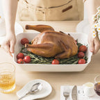 HOMBENE Baking Dish Set for 4, Ceramic Bakeware Sets - Image 5
