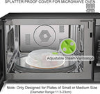 Microwave Covers for Food 5 PCS Microwave Splatter Lid Cover Dish Cover Plate - Image 3