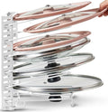 Free-Standing Adjustable Pot Lid Organizer by BetterThingsHome