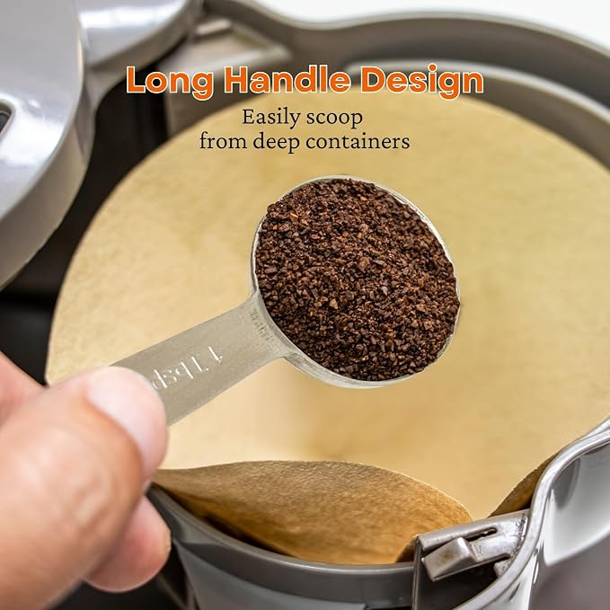 14PCS Measuring Spoons Set, 1 tbsp, 1/2 tbsp, and 1-1/16tsp Stainless Steel - Image 4