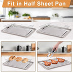 Cooling Rack for Baking 3 Tiers, Stainless Steel Baking Cooking Cooling Racks - Image 3