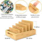 Retro Shaw Bamboo Lid Organizer - Image 3