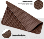 Silicone Dish Drying Mat, Non-Slip Easy Clean Sink Mat Large Heat-resistant - Image 4