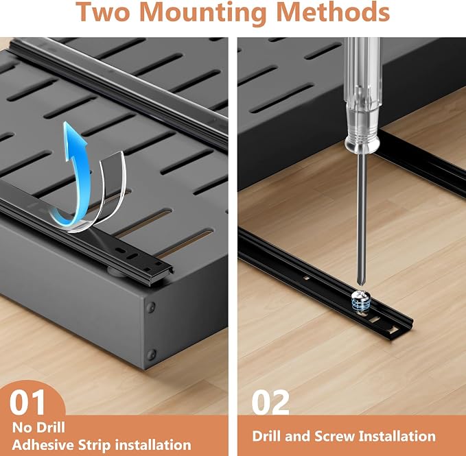 1 Pack Pull out Cabinet Organizer, Width Depth, - Image 6