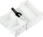 Posprica Woven Storage Box Cube Basket Bin Container Tote Organizer Divider - Image 4