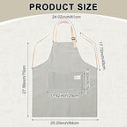 Janmercy 24 Pcs Aprons for Women Men - Image 2