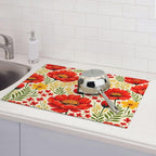 Watercolor Flower Dish Drying Mat - Image 7