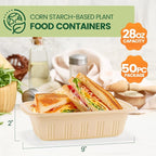 Glotoch Express 28 oz-200 Pack Meal Prep Containers - Image 8