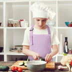 2 Pack Stripes Kids Apron, Kids Cooking Aprons - Image 8