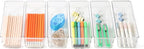 6 Set Clear Plastic Junk Drawer Organizer Vanity Curlery Utensil Makeups - Image 4