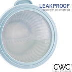 COOK WITH COLOR Prep Bowls with Lids- Wide and Deep Nesting Plastic Small - Image 7