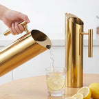 Funnymoom 3 Pack 70oz/2l Stainless Steel Water Pitcher Modern Metal Pitcher - Image 6