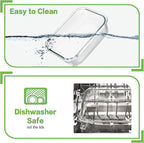 10 Pack Borosilicate Glass Meal Prep Containers - Image 5