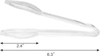 New Star Foodservice 35582 High Heat Plastic, Straight Edge Utility Tong - Image 3