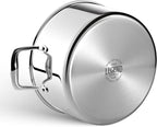LEGEND COOKWARE 5-Ply Stainless Steel 6-Quart Stock Pot - Image 9