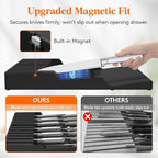 Lifewit Magnetic Drawer Knife Organizers Insert, Kitchen Plastic In Drawer - Image 5